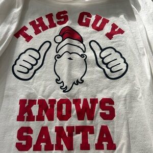 Kids Holiday long sleeveve shirt
This Guy Knows Santa
